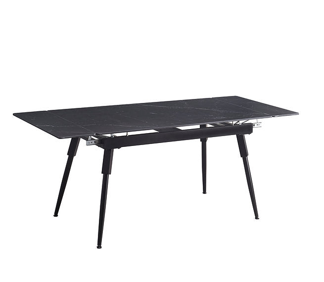 Extension Table Black Sintered Stone Marble - T 1817 - Royal Living Furniture