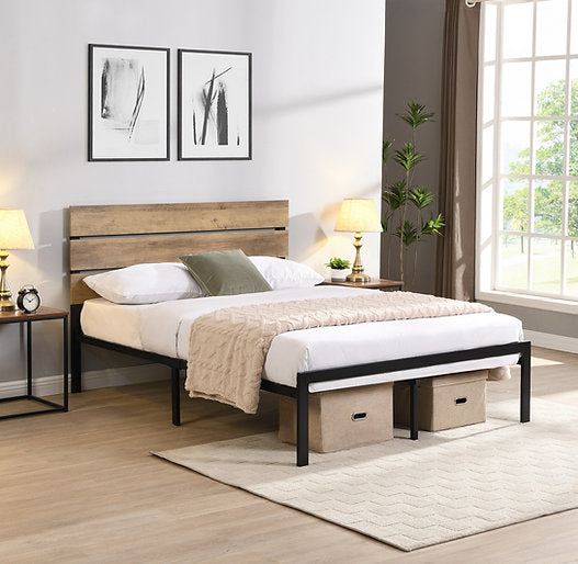 Wood Grain Bed - IF 5247 - Royal Living Furniture