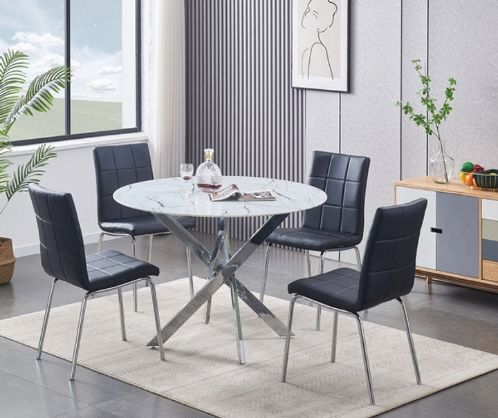 Dining Set - T 1445 - C 1760 - Royal Living Furniture
