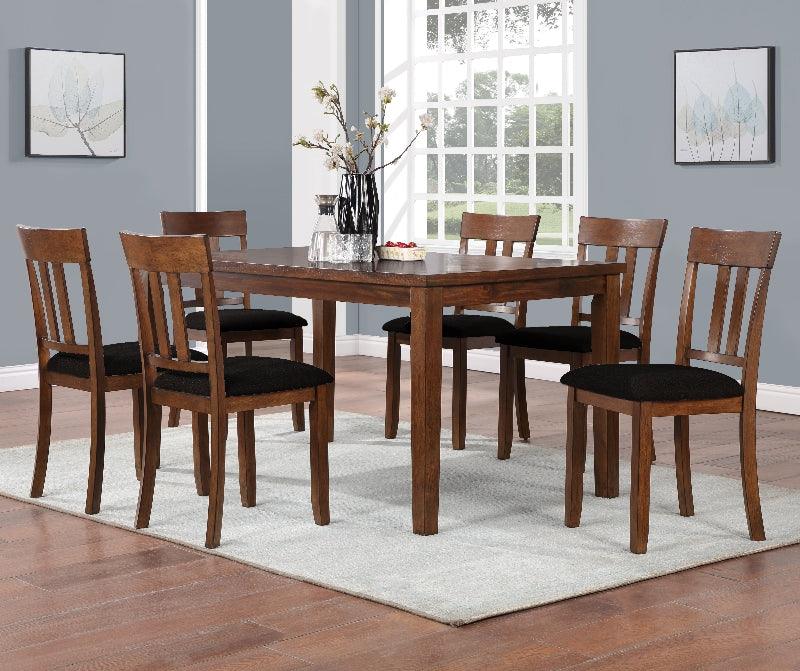 Walnut Wood - 7-Piece Dining Set - Royal Living Furniture