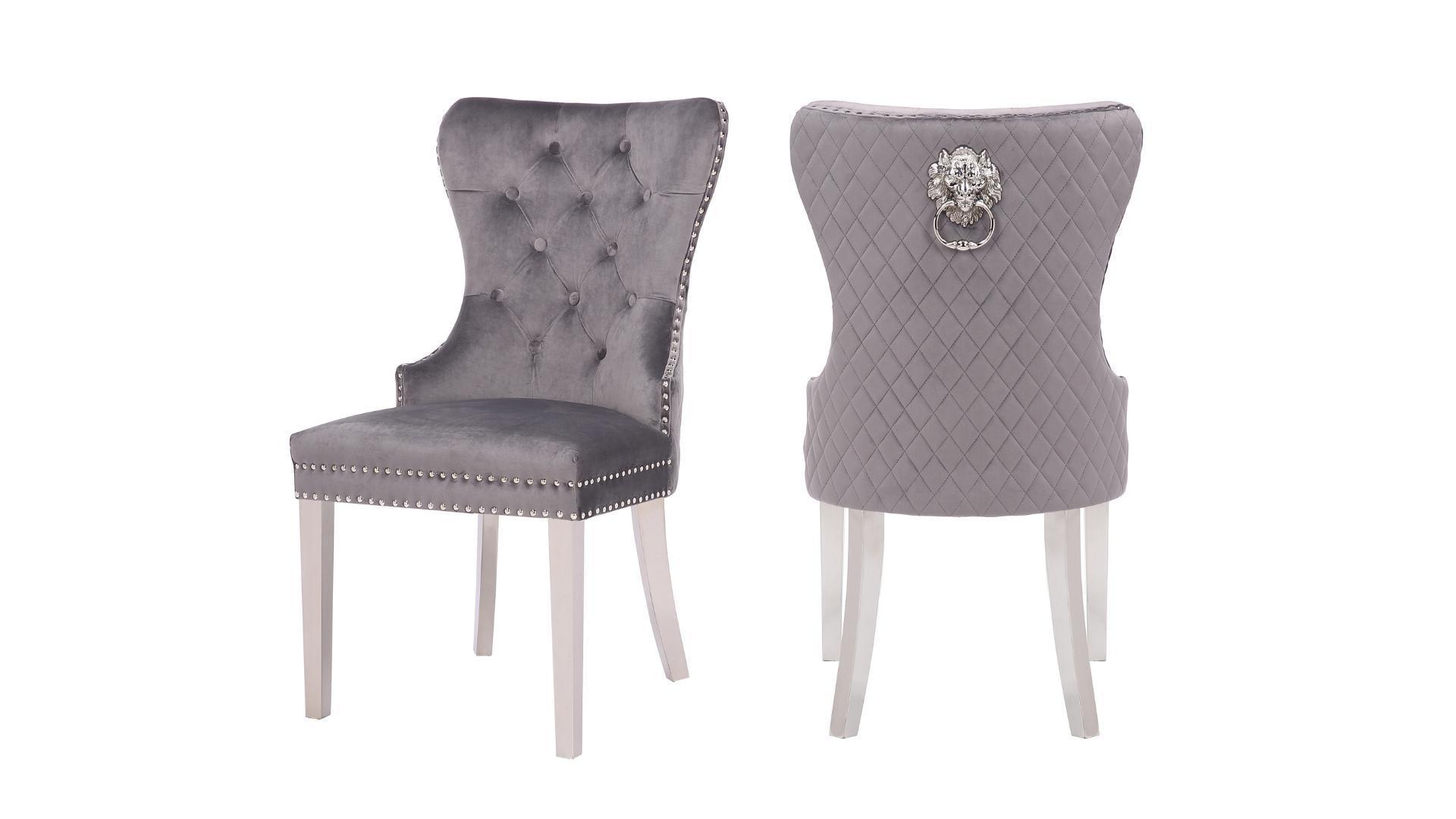 Simba - Dining Chairs Silver - Royal Living Furniture
