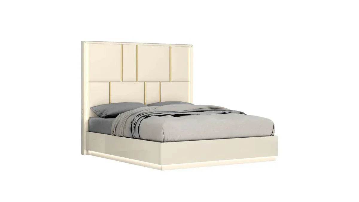 Sienna Beige Lacquer - Bedroom Set - Royal Living Furniture