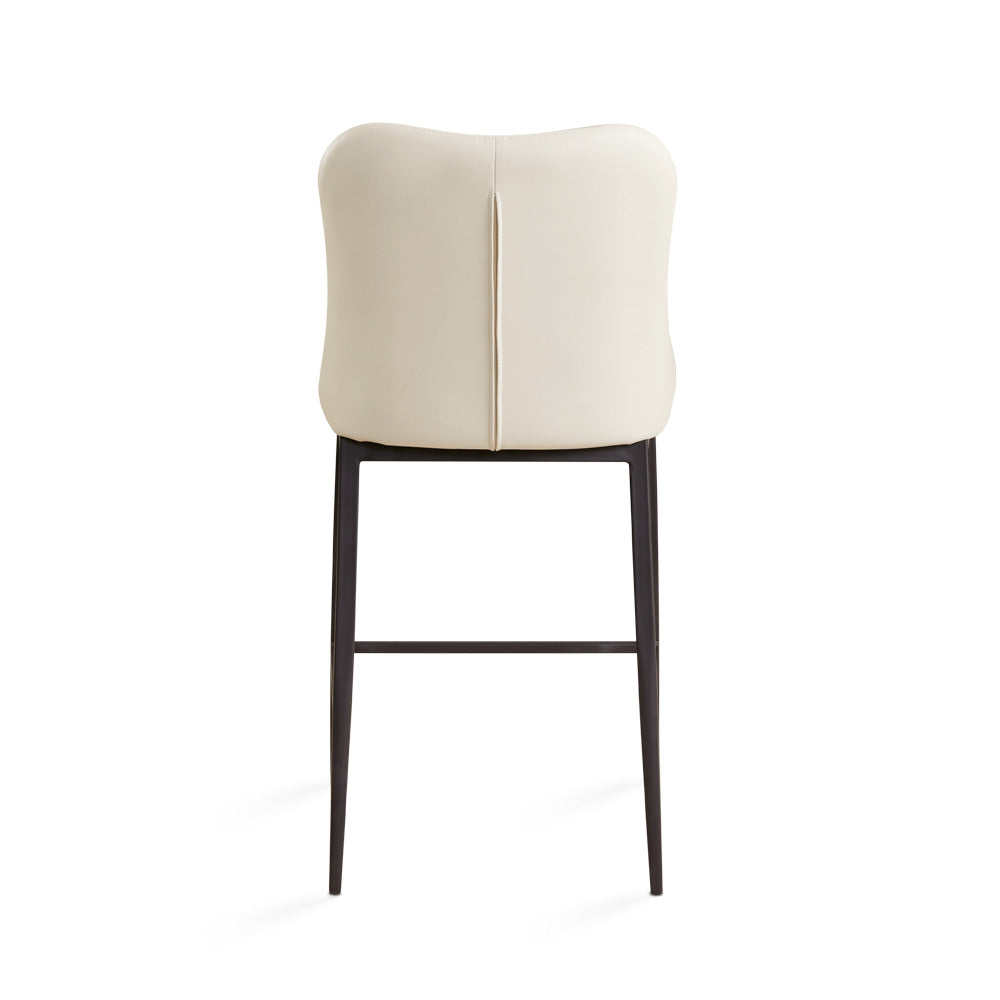 Maverick Counter Chair: Taupe Leatherette - Royal Living Furniture