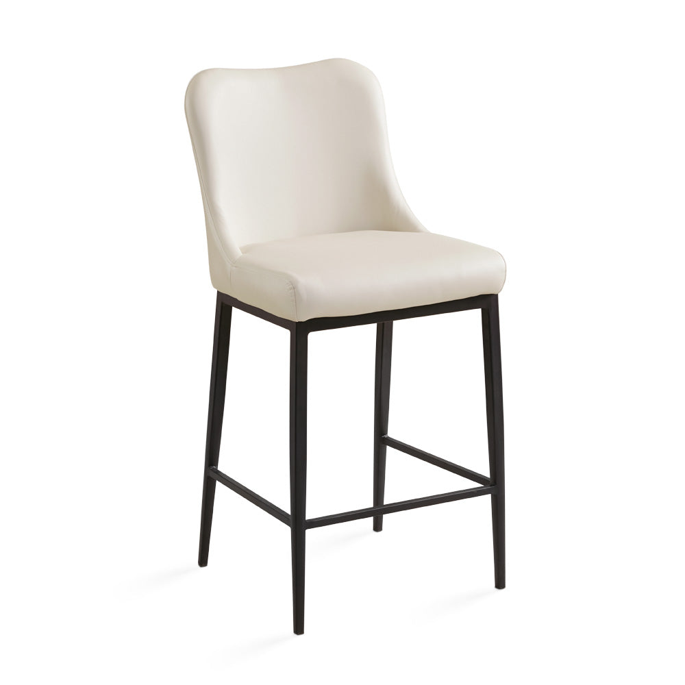 Maverick Counter Chair: Taupe Leatherette - Royal Living Furniture