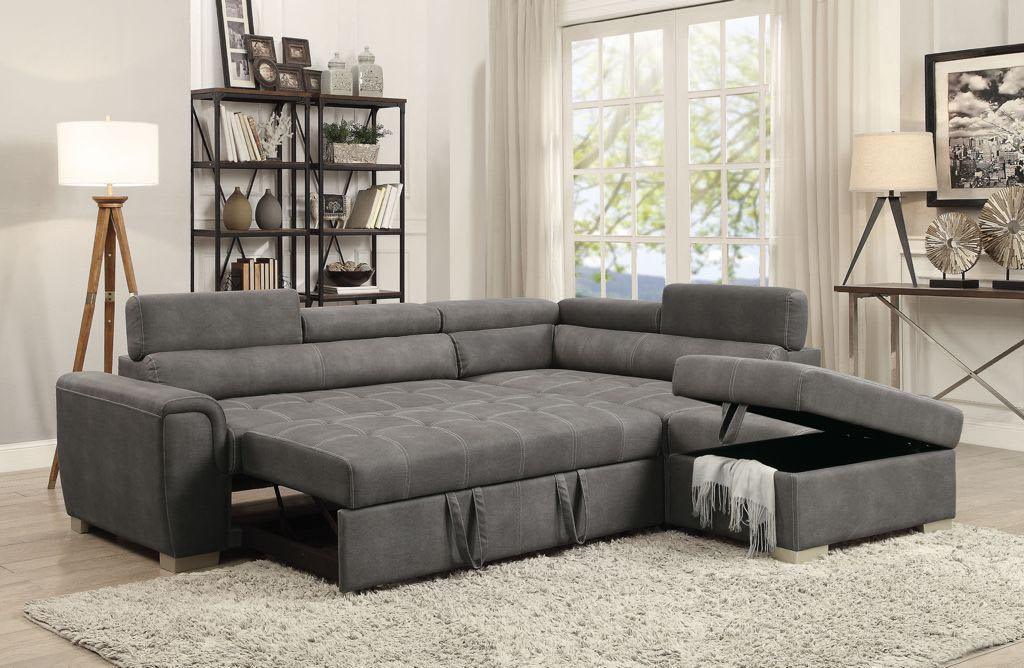 Carolina Sectional Sofa With Pullout Bed - Royal Living Furniture
