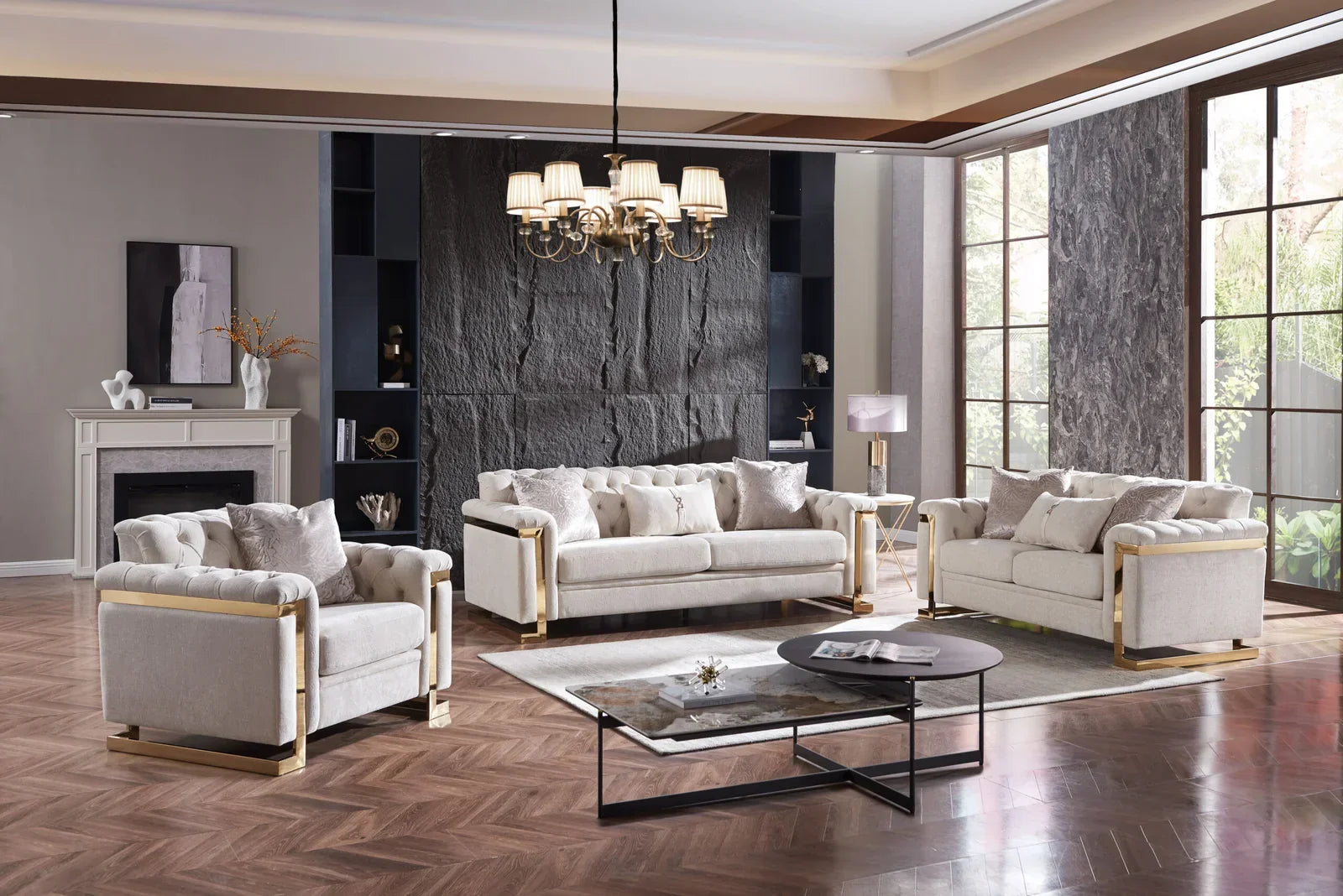 Sofa Set - 313 - Royal Living Furniture