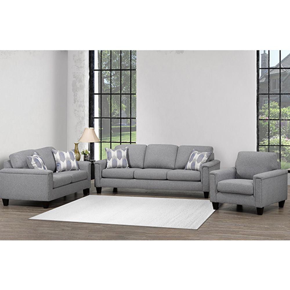Durant Grey - Fabric Loveseat - Royal Living Furniture