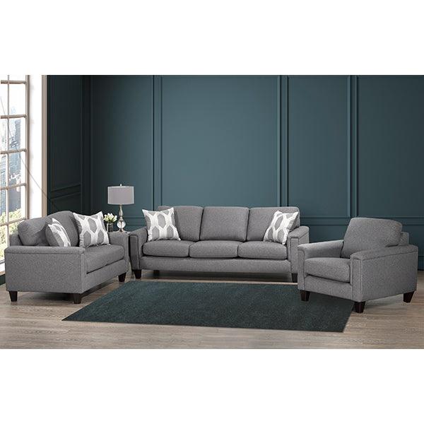 Durant Grey - 3-Piece Fabric Sofa Set - 4414 - Royal Living Furniture