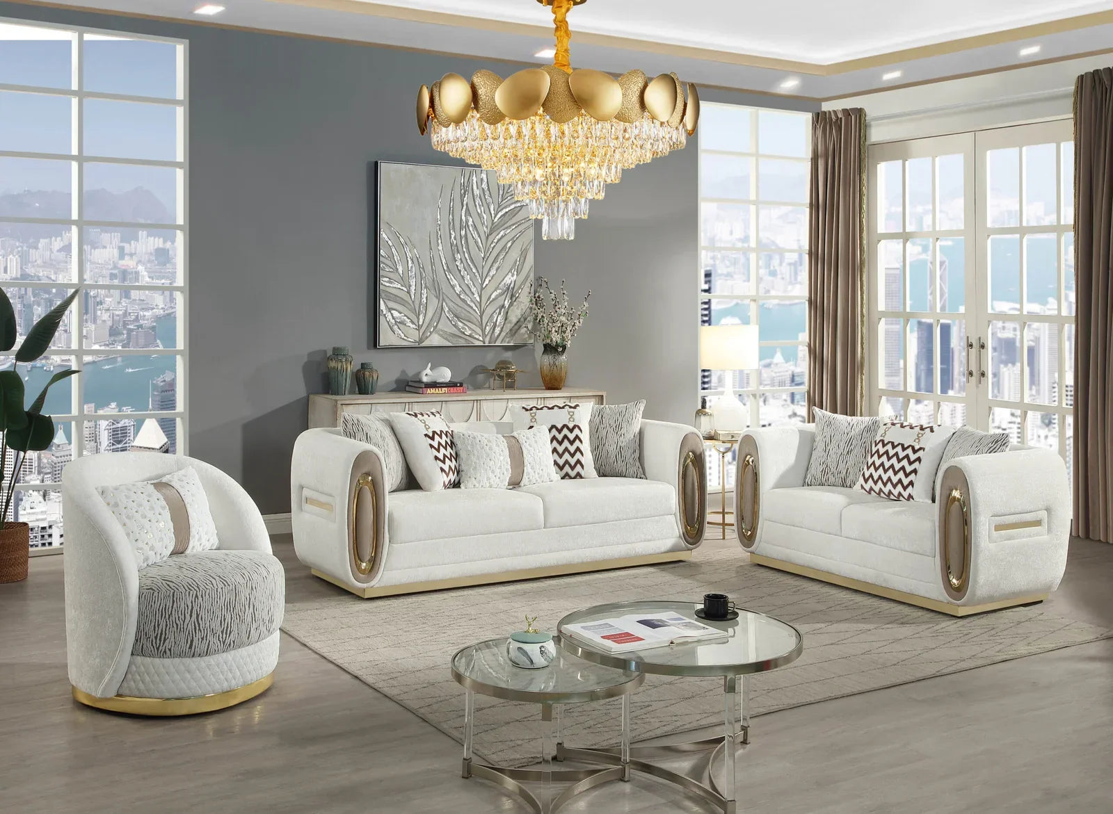 Sofa Set - 499 - Royal Living Furniture