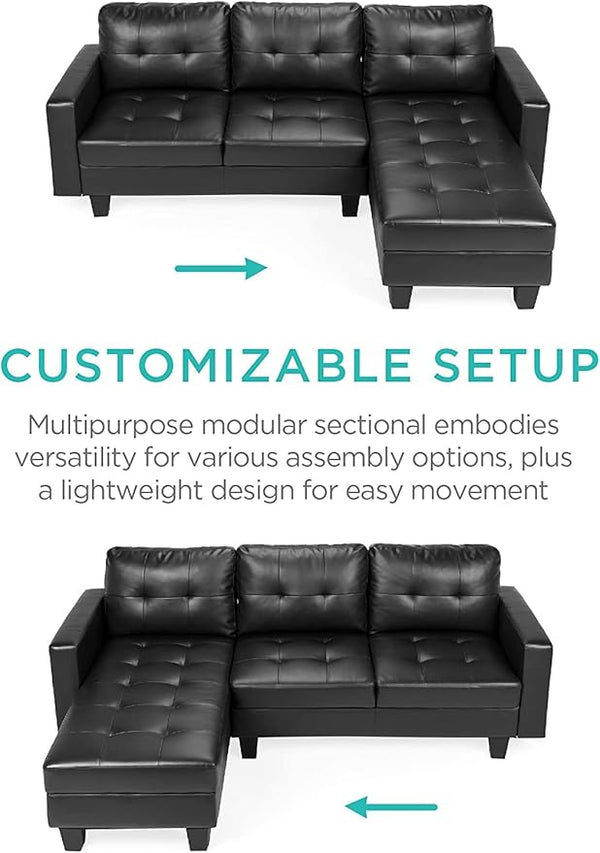 Lina Sectional Sofa with Ottoman - Royal Living Furniture