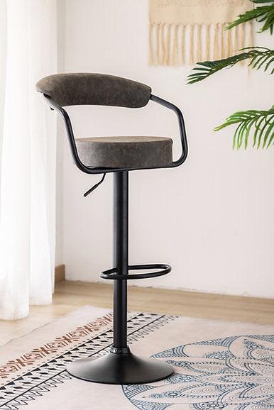 Black Metal Frame Bar Stools - ST-7560-7561 - Royal Living Furniture
