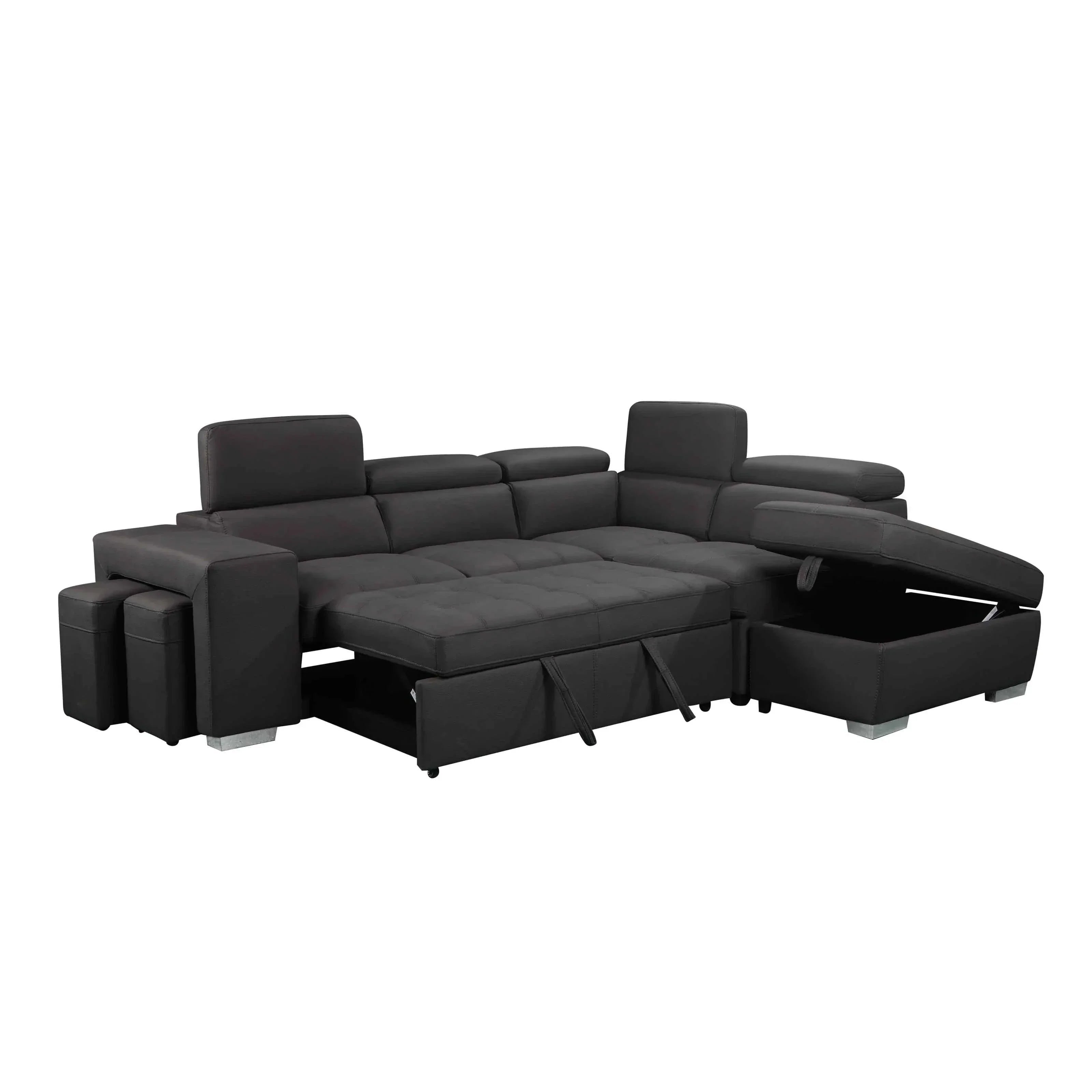 Positano Microfiber Sectional Sofa - Royal Living Furniture