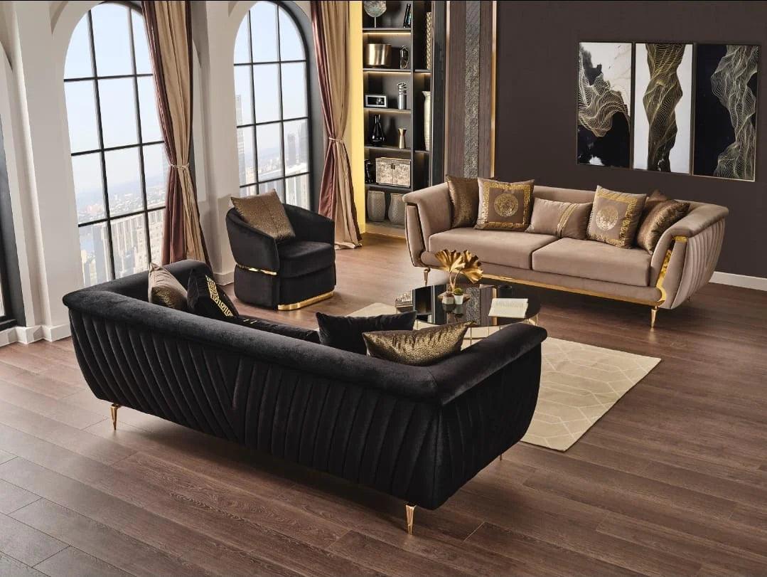 Alizze Luxury Sofa Set - Royal Living Furniture