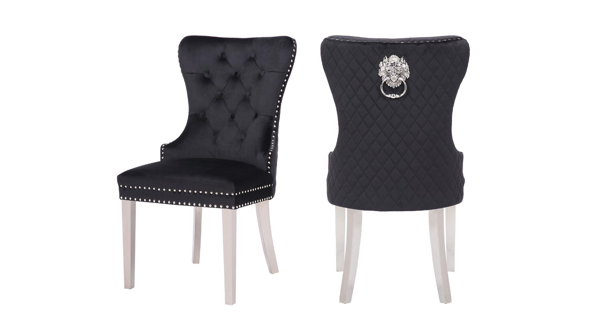 Simba - Dining Chairs Silver - Royal Living Furniture