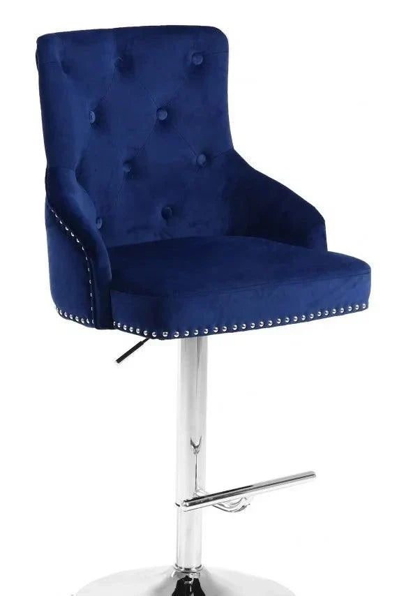 Velvet Bar Stool ST-6020 - Royal Living Furniture