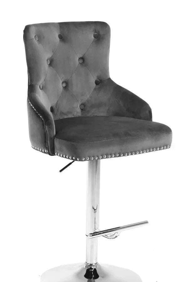 Velvet Bar Stool ST-6020 - Royal Living Furniture