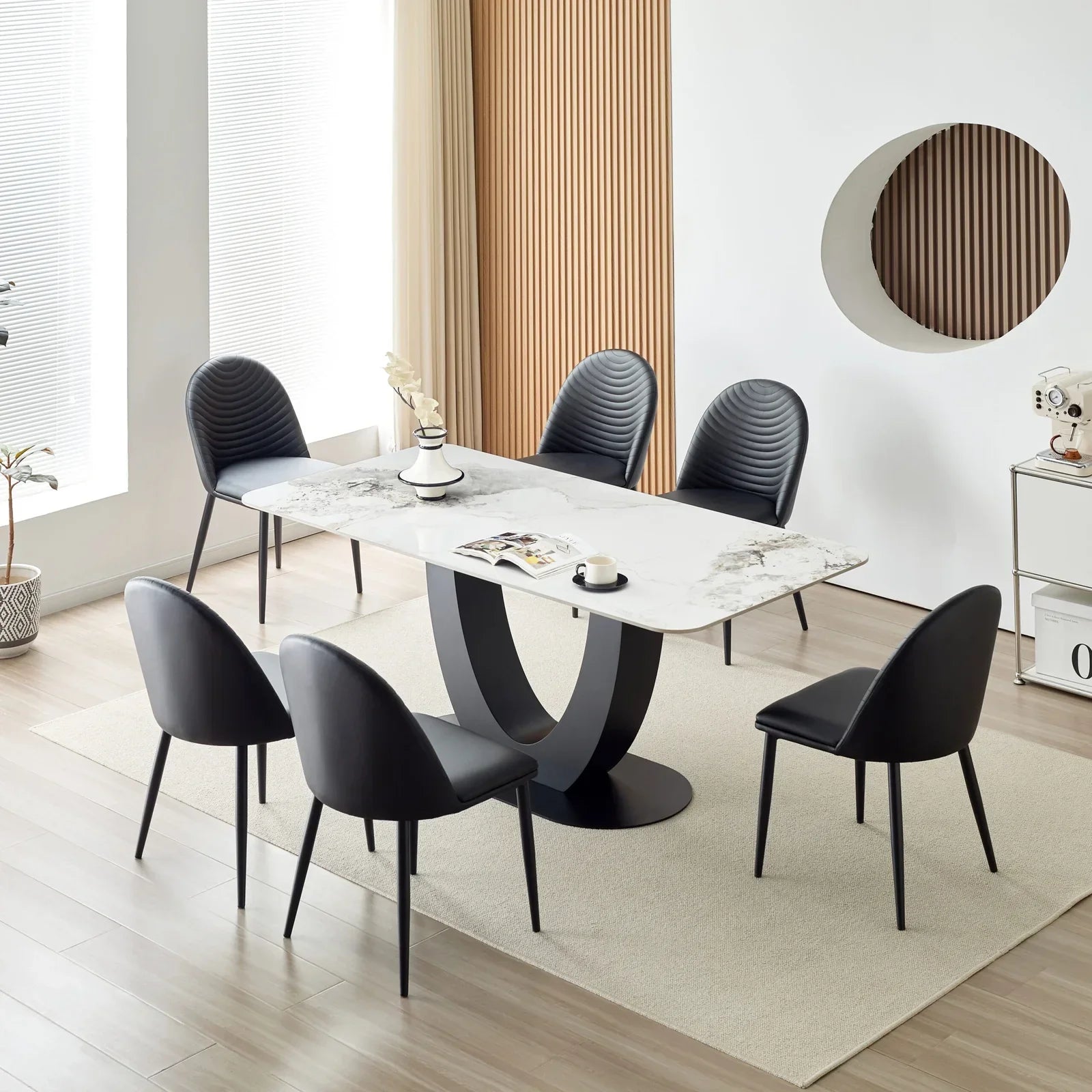 Dining Table/ 6 Chairs - 1198 - Royal Living Furniture
