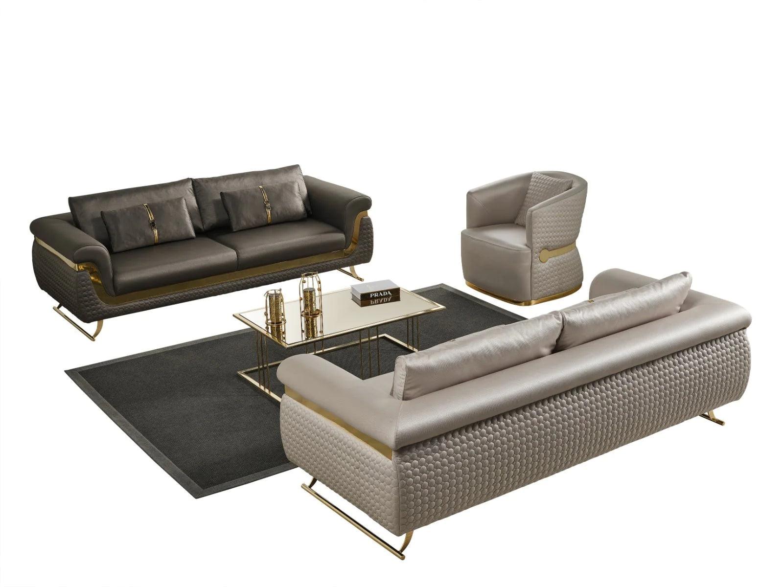 Delta - Luxury Sofa Set - Royal Living Furniture