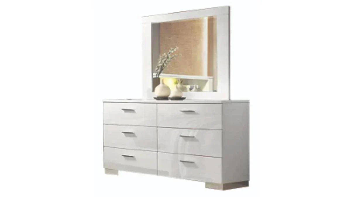 Elaine High Gloss - Bedroom Set - Royal Living Furniture