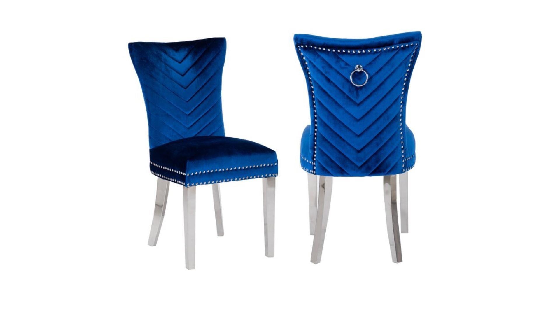 Eva - Silver Dining Chairs - Royal Living Furniture