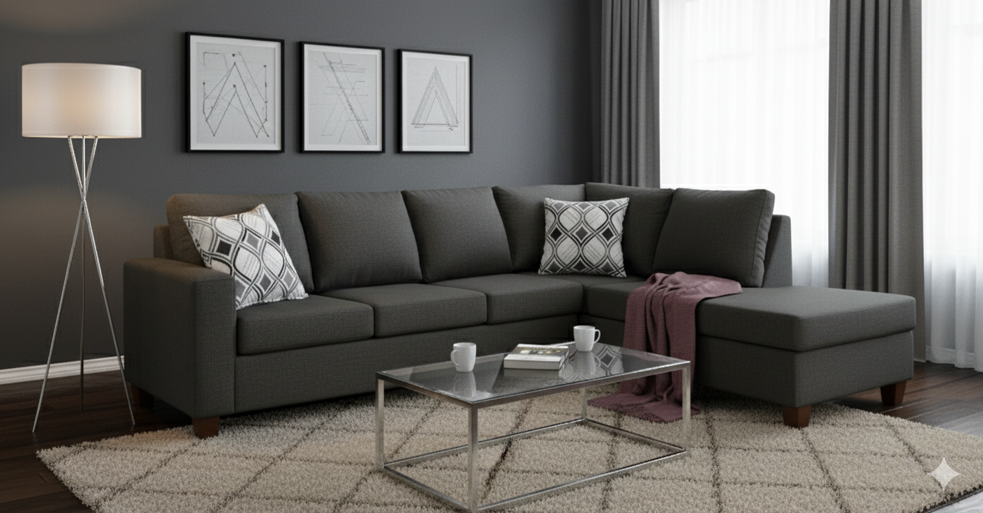 Canadian Made Sectional Sofa - 607 - Royal Living Furniture