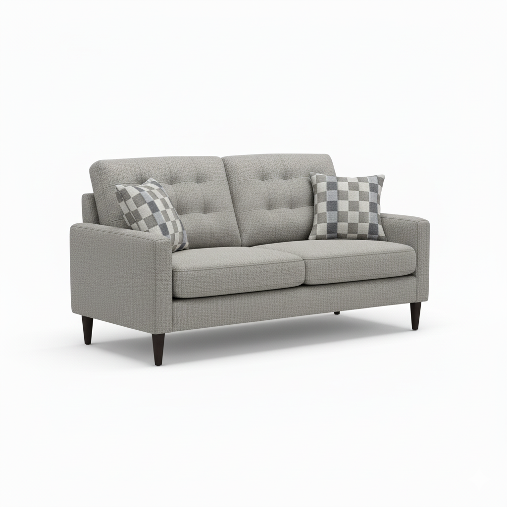 Rebel Gravel Custom Loveseat - 4326 - Royal Living Furniture