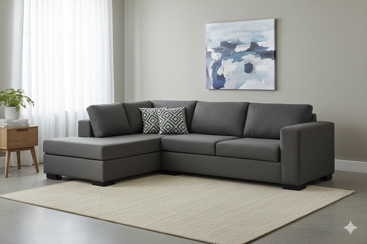 Wooden Frame Sectional Sofa - 2670 - Royal Living Furniture