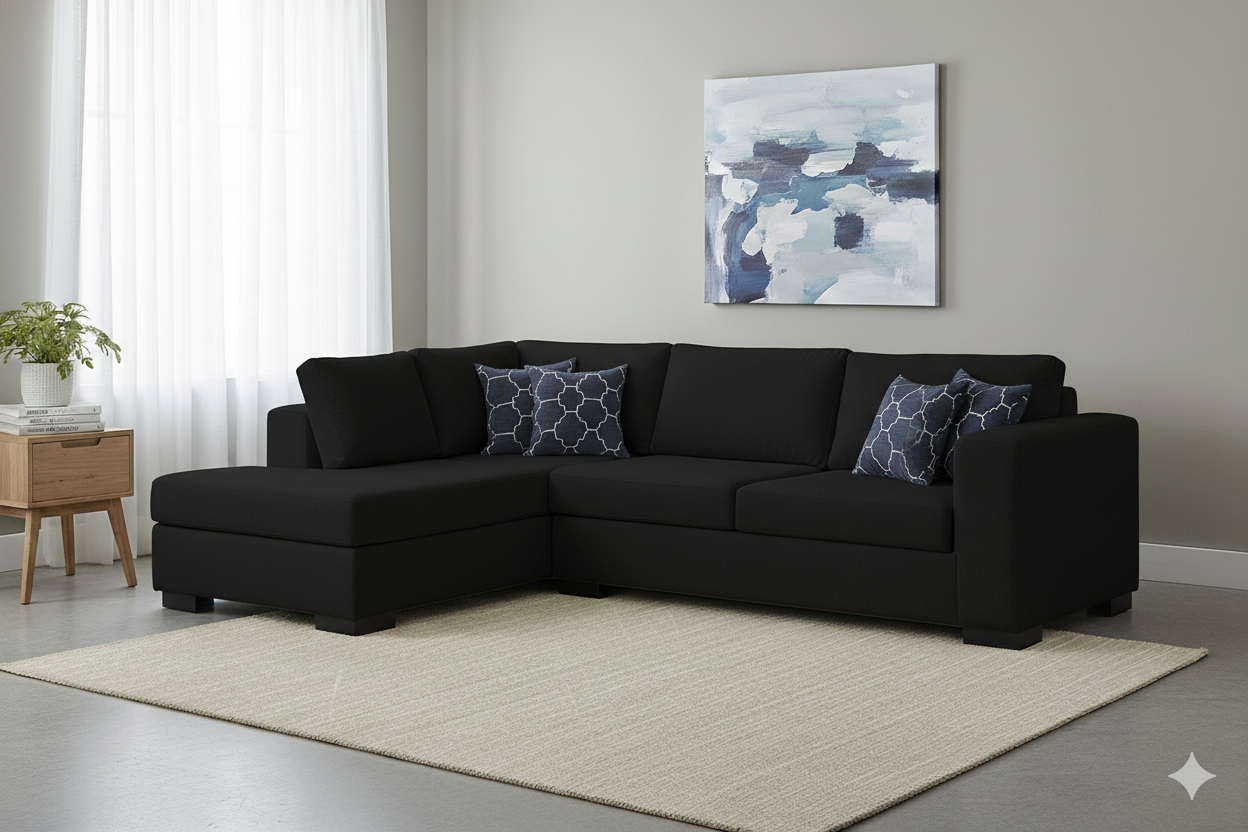 Wooden Frame Sectional Sofa - 2670 - Royal Living Furniture