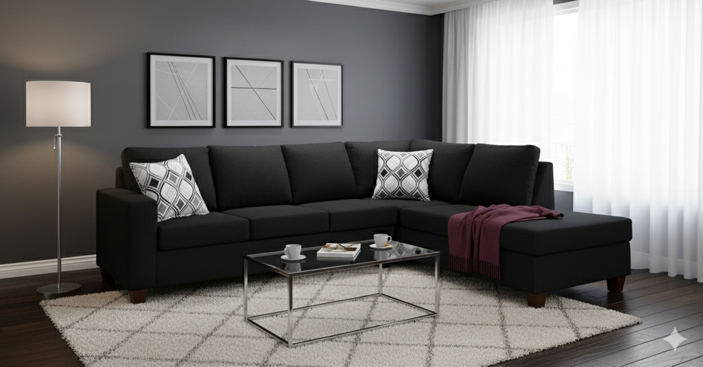 Canadian Made Sectional Sofa - 607 - Royal Living Furniture