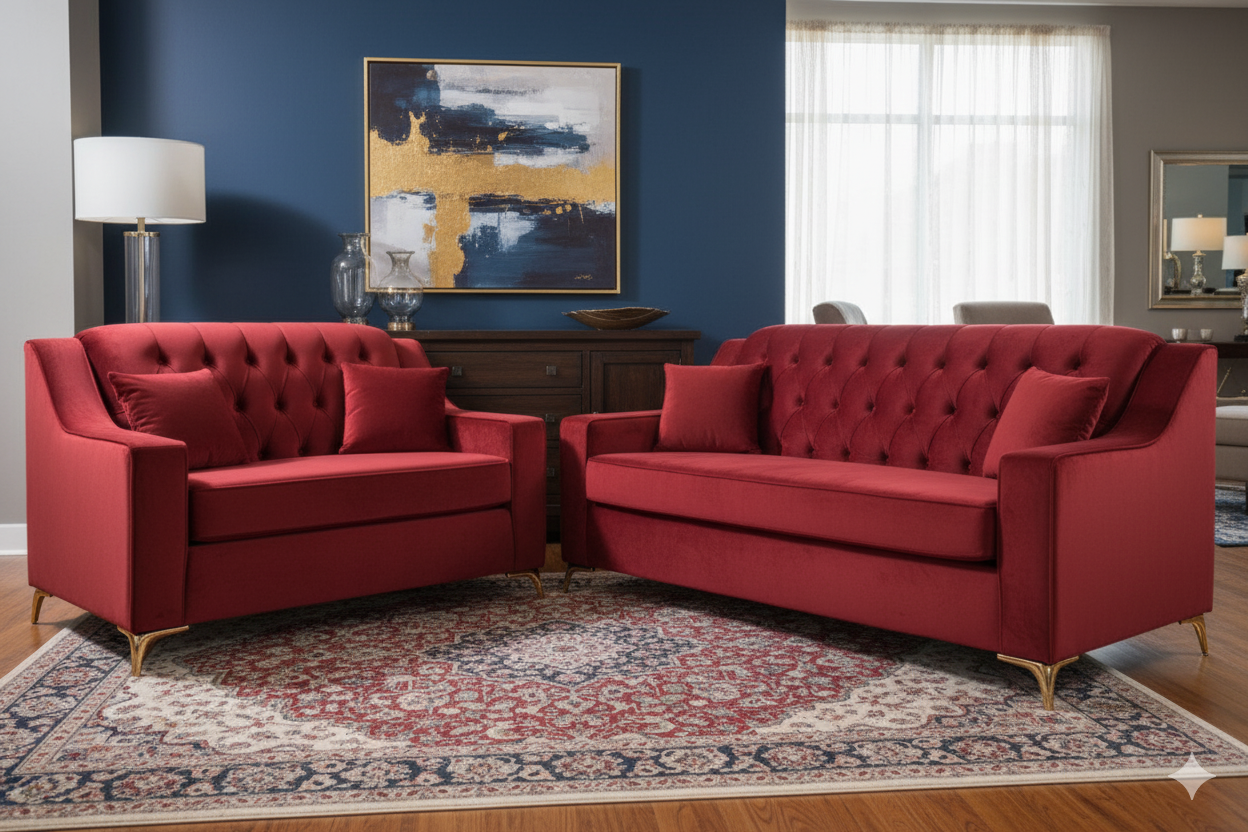 2 Piece Sofa Set for Living Room - 1650 - Royal Living Furniture