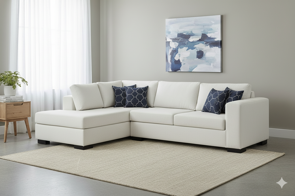 Wooden Frame Sectional Sofa - 2670 - Royal Living Furniture