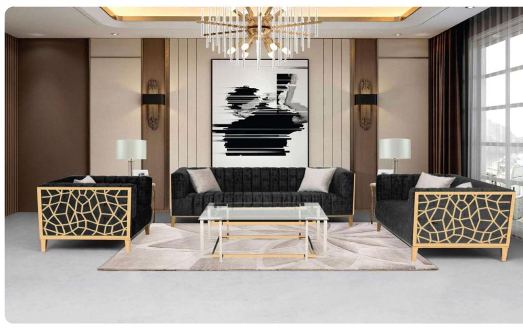 Honeycomb Sofa Set - Royal Living Furniture