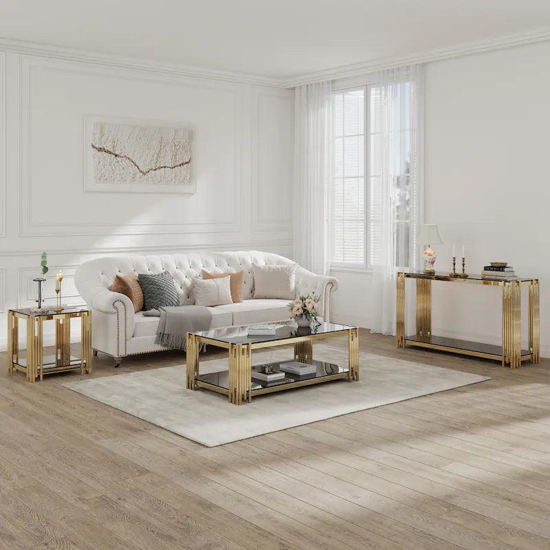 Ethan - Black Coffee Table - Royal Living Furniture