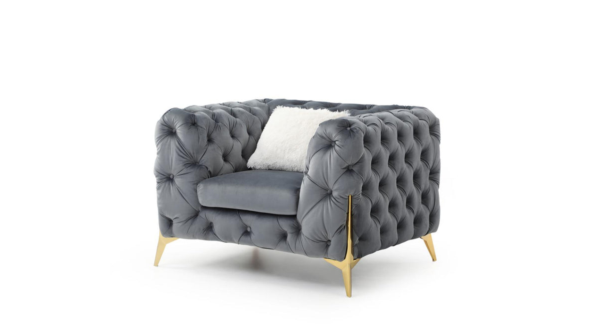 Maderno Velvet Sofa Set - Royal Living Furniture