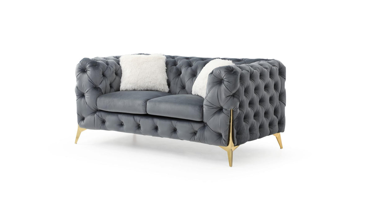 Maderno Velvet Sofa Set - Royal Living Furniture