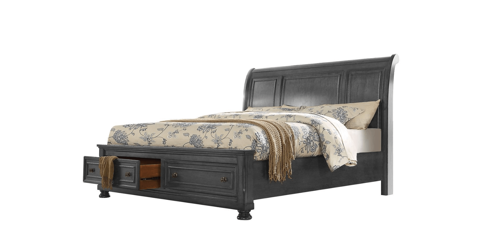 Chelsea Solid Wood Bed - Royal Living Furniture