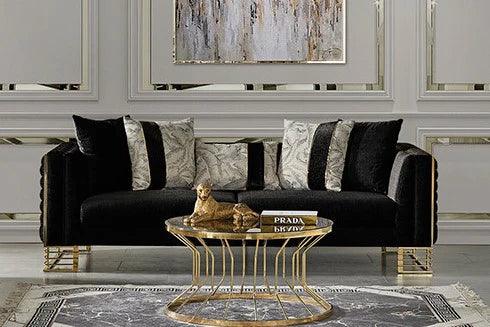 Medusa Velvet Luxury Sofa Set - Royal Living Furniture