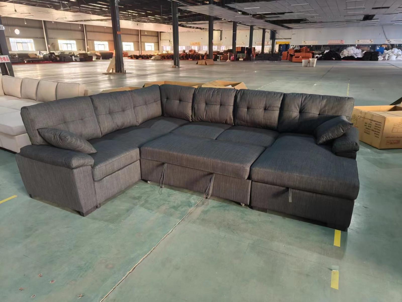 U Shape Sectional Sofa Bed - Royal Living Furniture