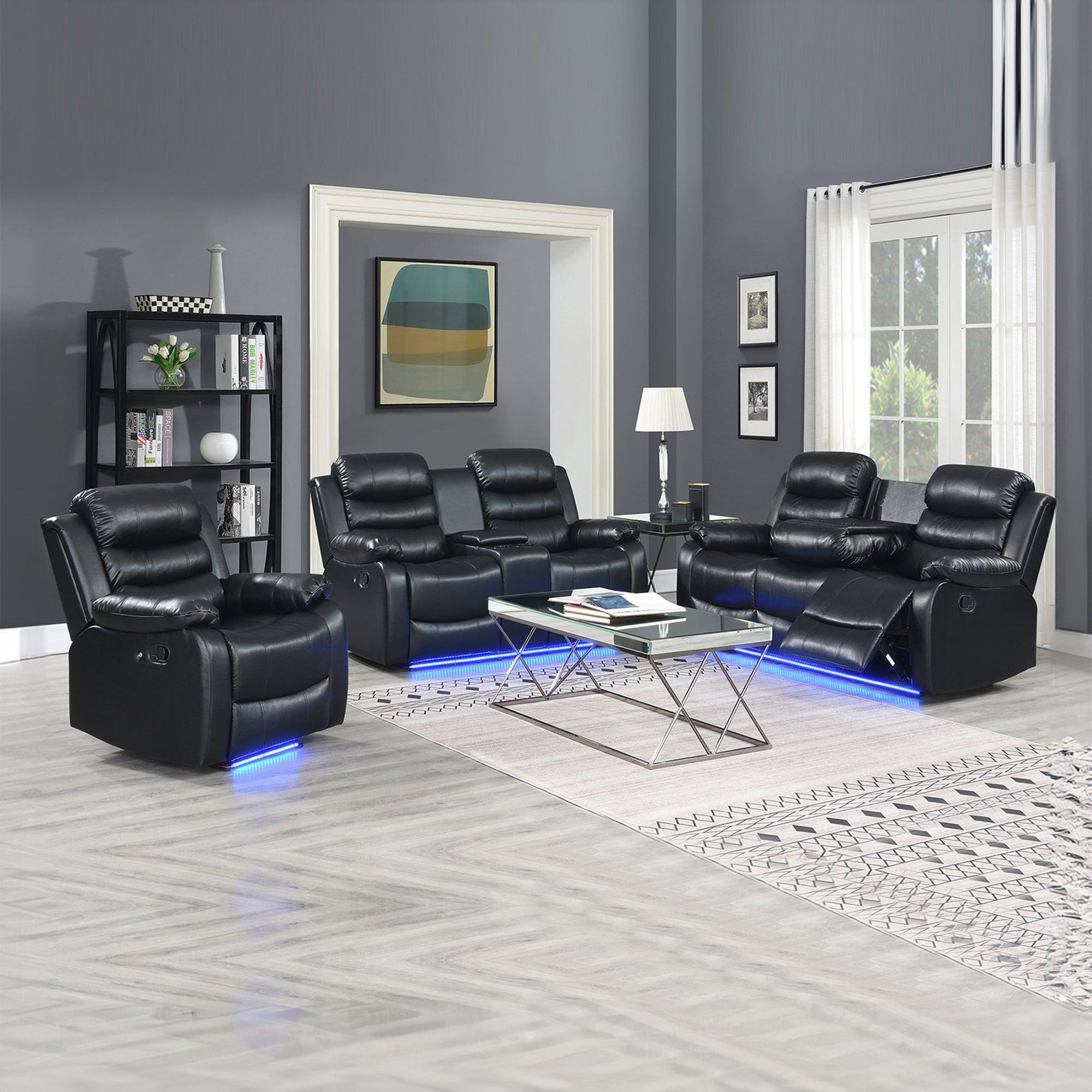 Paco - Manual Reclining Sofa Set - Royal Living Furniture