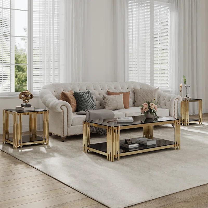 Ethan - Black Coffee Table - Royal Living Furniture