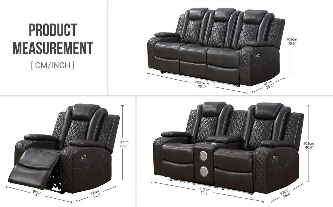 Transformer Power Recliner Set - Royal Living Furniture