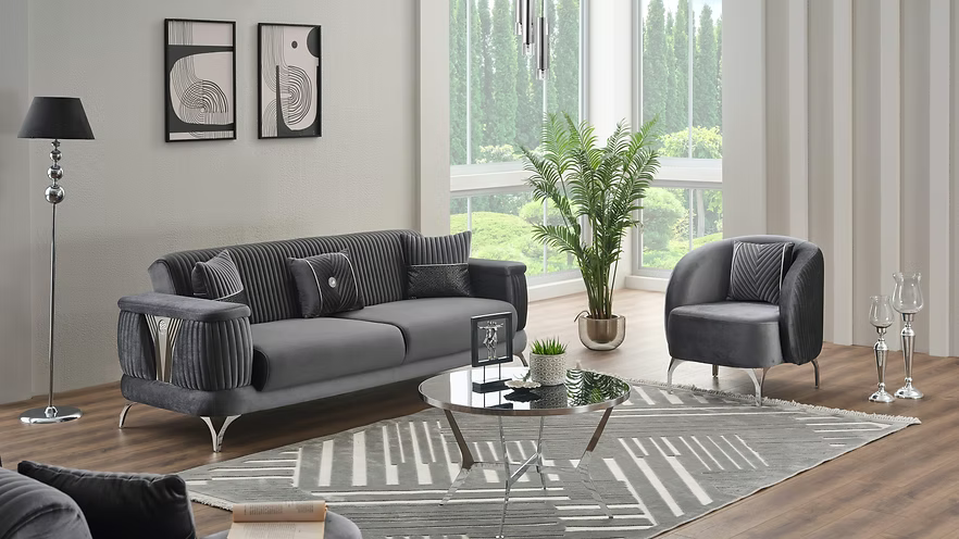 Loft Deluxe Sofa Set - Royal Living Furniture