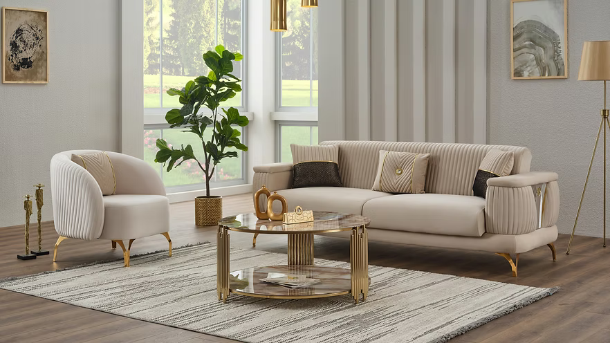 Loft Deluxe Sofa Set - Royal Living Furniture