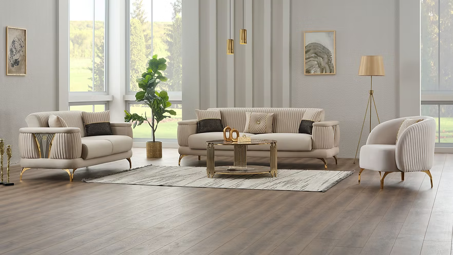 Loft Deluxe Sofa Set - Royal Living Furniture