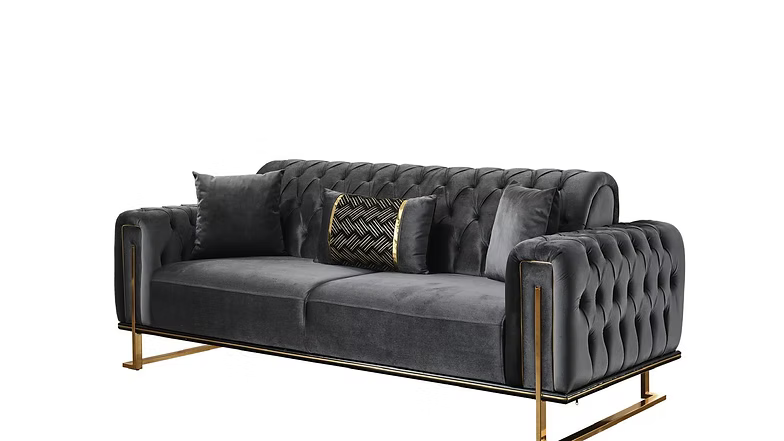 Mondo Tufted  Sof Set - Royal Living Furniture