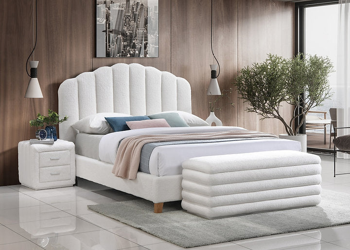 White Teddy Bear Bed - IF 5100 - Royal Living Furniture