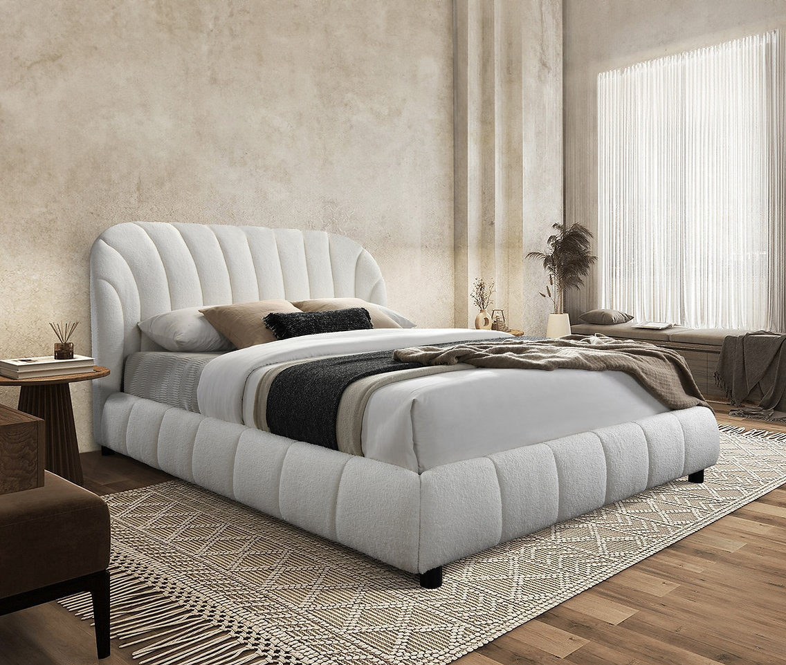 Bed Creme Beige-IF 5925 - Royal Living Furniture