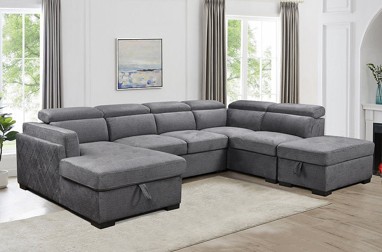 LHF Sofabed Sectional - IF 9090 - Royal Living Furniture