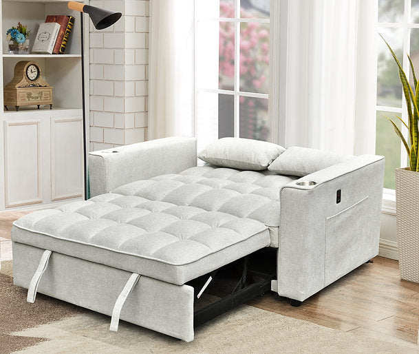 Sofabed Grey Fabric - IF 9028 - Royal Living Furniture