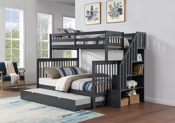 Bunk Bed Grey-B 1851 - Royal Living Furniture